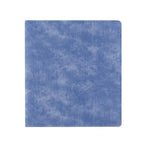 A5 Denim-Style D-Ring 3-Ring Binder – Expandable 80-100 Pages, PU Leather Photo/Card Organizer with Multi-Pocket PP Inserts