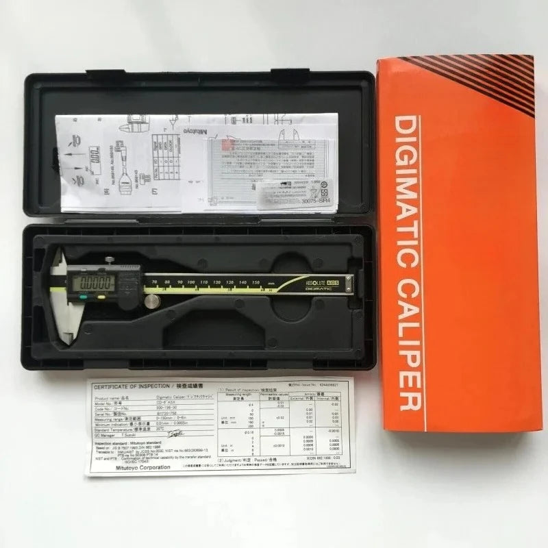 6in Digital Calipe 0-150mm 500-196-30 LCD Digital Vernier Calipers 6in Electronic Measuring Stainless Steel