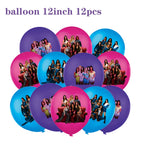 Katseye Girl Birthday Party Theme Decoration Cup Plate Banner Backdrop Gift Bag Tablecloth For Gift Baby Shower Supplies