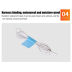 50M Blue PET Adhesive Tape For Fridge Fixed Refrigerator Air Conditioner Fixed Installation Transport