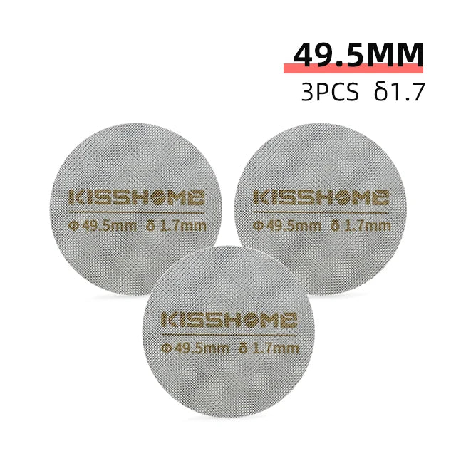 Coffee Puck Screen Reusable Heat Resistant Metal Espresso Filter Mesh For 51mm 54mm 58mm Portafilter Barista Accessories Tools