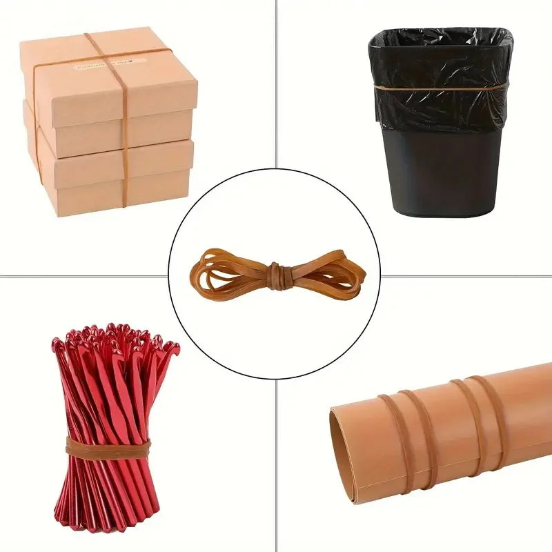 Thick Elastic Bands Heavy Duty Rubber Bands Can Bands Office File Folder Strong Elastic Rubber Bands For School Home Offic