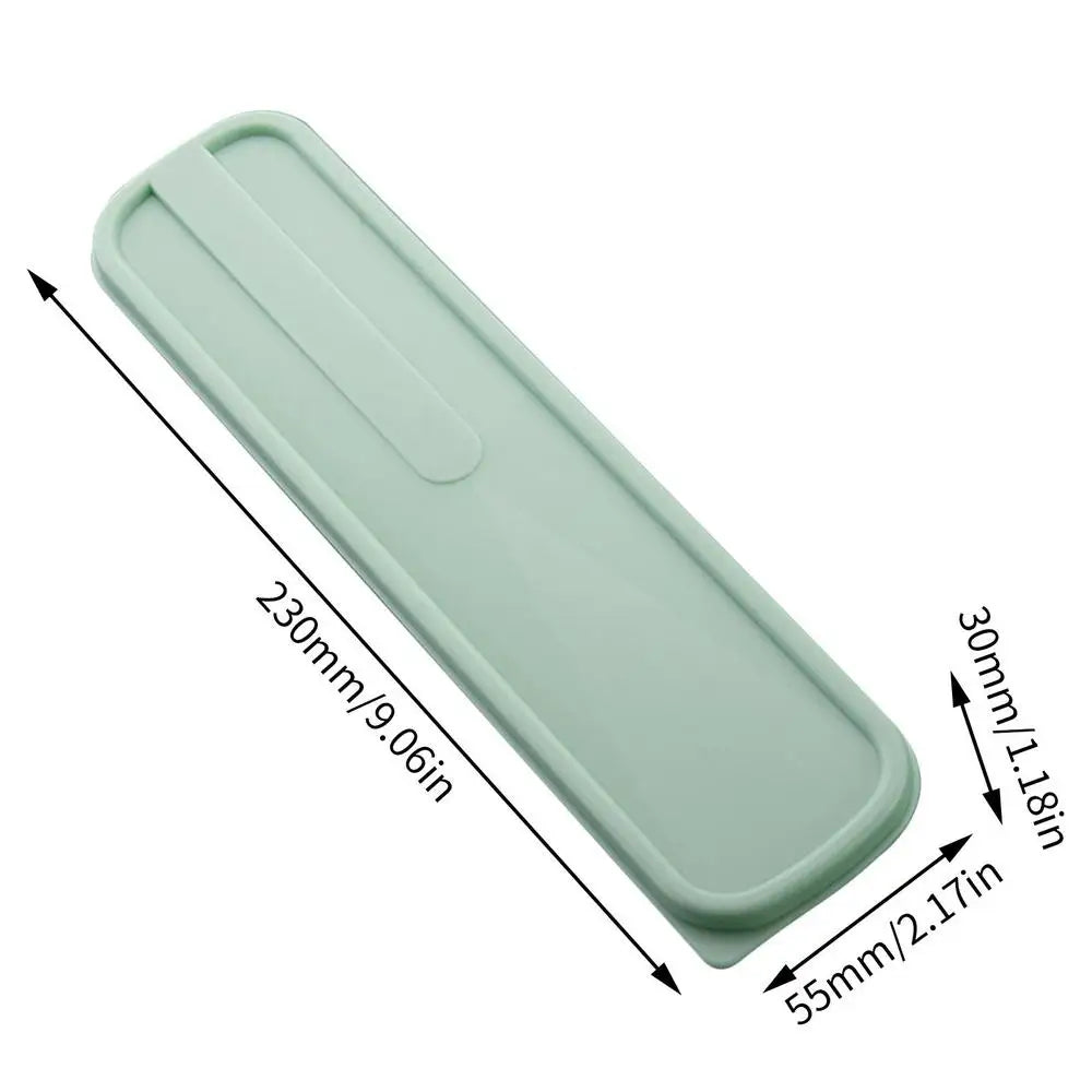 Tableware Box Environmental Cutlery Box Portable FlipCover Type Cutlery Case Spoon Storage Box Lightweight Travel Accessories