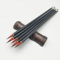 5PCS Xiaokai Calligraphy Brush Pen High-quality Red Hair Chinese Painting Brush Weasel Hair Regular Script Writing Brush