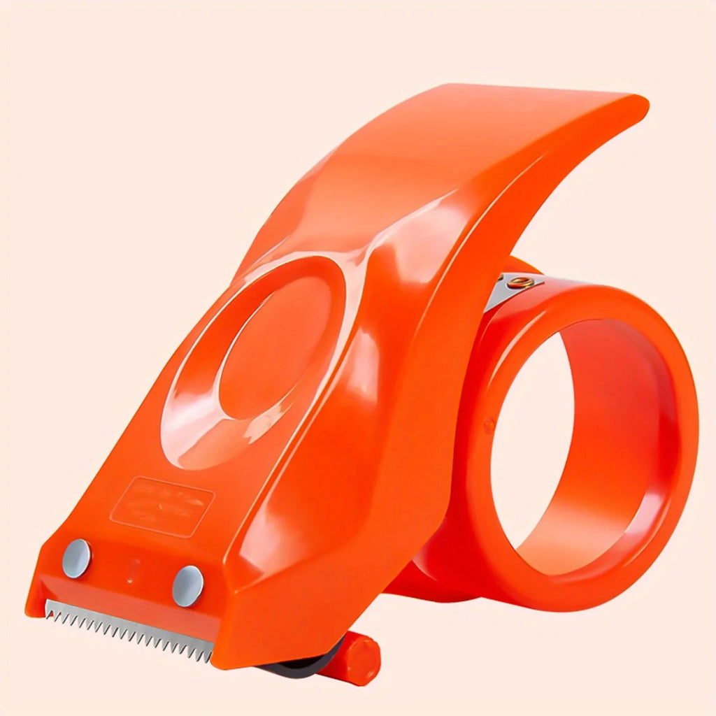 Handheld Metal Heavy Duty Shipping Tape Dispenser Reusable Plastic Tape Cutter Sealing Tape Holder Manual Packing Parcel Machine