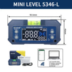 SHAHE Rechargable Digital Protractor Inclinometer Digital Angle Finder Level Box Angle Measuring Tools
