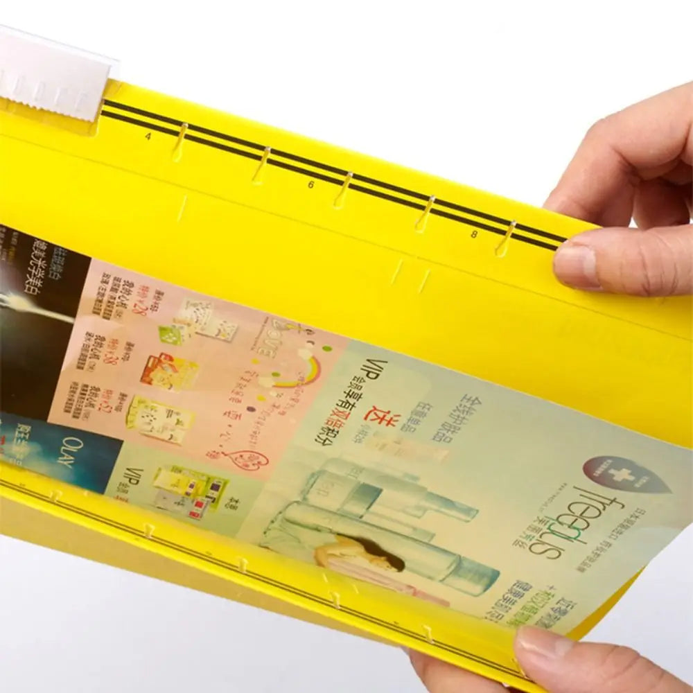 A4/FC/US Letter Size A4 File Folder Paper Material Suspended Type Office File Clip Documents Organizer File Organization