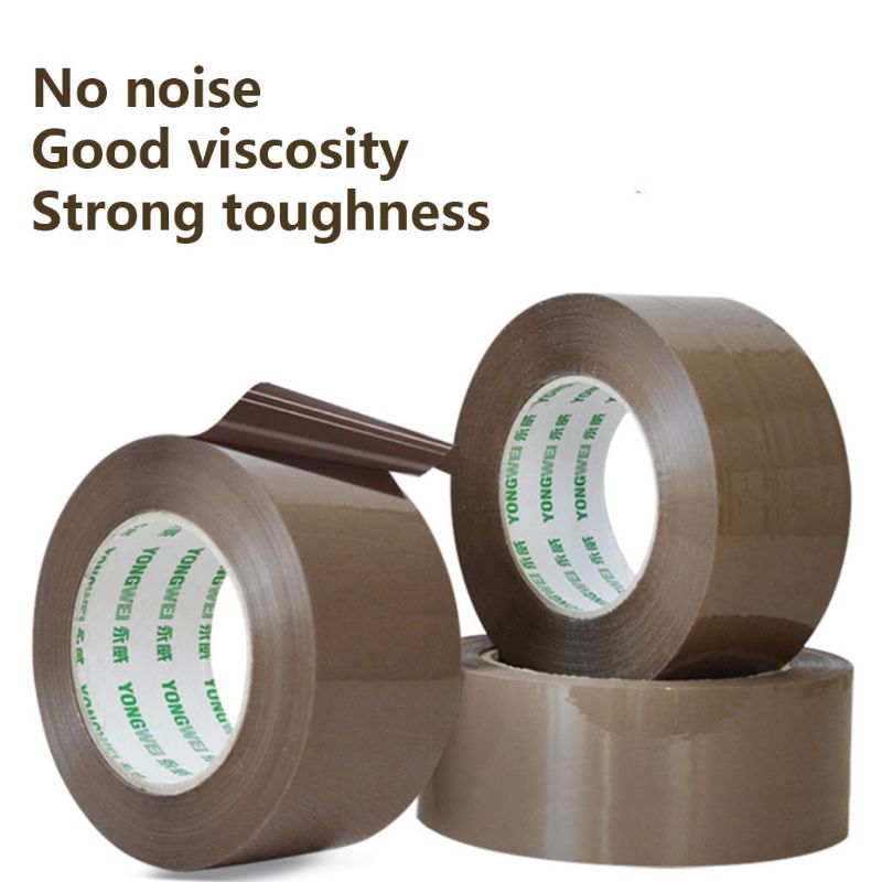 Waterproof Parcel Wide Tape Low Noise Packaging Box Adhesive Sealing Cellotape 53CA