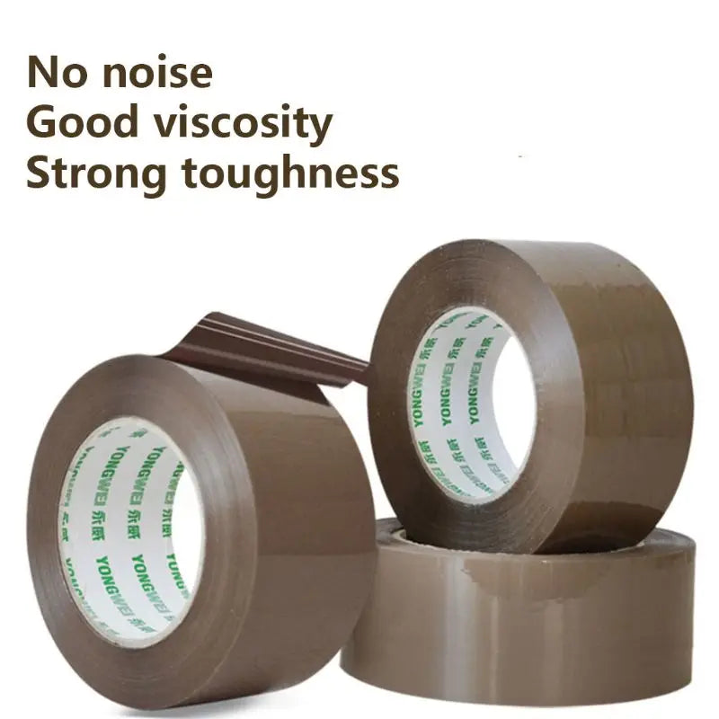 Waterproof Parcel Wide Tape Low Noise Packaging Box Adhesive Sealing Cellotape 53CA
