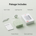 Niimbot D110 Mini Handheld Thermal Label Maker Wireless Sticker Machine Inkless Pocket with Label Sticker for Home Office
