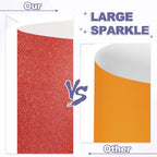 40Sheets A4 Glitter Cardstock Glitter Paper Card Stock Shiny Scrapbook 250gsm Sparkly Paper Large Shimmer for Scrapbook DIY Art