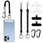 Phone Tether Lanyard Anti Theft Phone Strap With Carabiner Protective Outdoor Skiing Hiking Cycling Fishing Climbing.