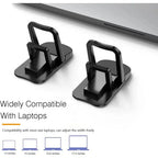 2PCS Adjustable Riser Cooling Bracket, Suitable for Laptops, Tablets, Foldable Laptop Brackets, Portable Laptop Brackets