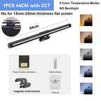 Wiscolor Computer Monitor LED Screen Hanging Light Bar Remote Control Stepless Dimming Eyescare USB Lightbar Reading Desk Lamp