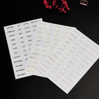 A5 Divider Tabs With Monthly Stickers 6-Hole Round Ring Transparent Pp Insertable Dividers For Loose Leaf Notebook Binder