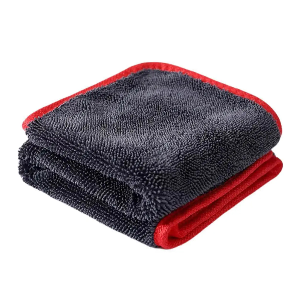 90x60cm XXL 500GSM Microfiber Car Drying Towel Ultra Absorbent Thickened Twist Ring Design Lint Free Scratch Free Auto Detailing