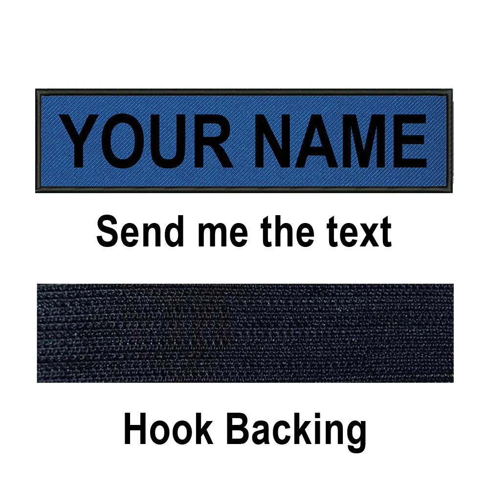 Custom Name Patch Personalized Tactical Military Patches Customized Stripes Badge Tags For Clothes Jacket Backpack Dog Collar