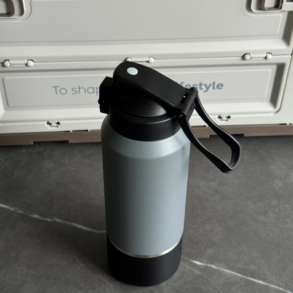 TYESO stainless steel portable sports kettle 2000ml large capacity insulated cup Outdoor portable direct drinking cup