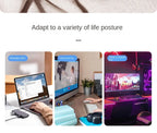 Foldable Ergonomic Computer Desk Arm Rest Pad Wrist Rest Support For Keyboard Armrest Extender Rotating Mouse Pad Holder Rack