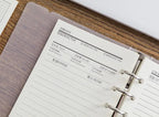 A6 40Sheets Loose Leaf Notebook Refill Spiral Binder Inner Page Grid Blank Line Diary Agenda PlannerSchool Stationery