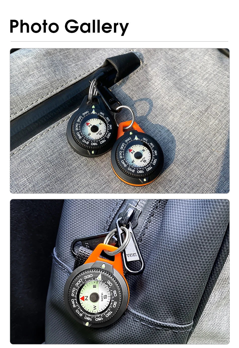 Kanpas EDC Outdoor Compass with Luminous / High Quality Compass / Outdoor Compass / Adventure Compass / K18 / K25