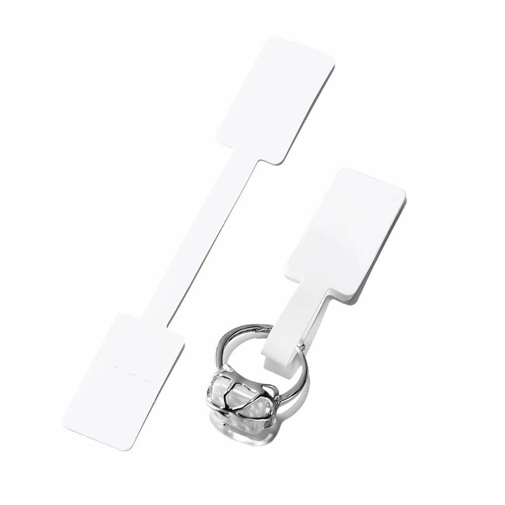 100pcs Jewelry Price Tags Sticker Label for Necklace Ring Earrings Repair Card Small Business Display Packaging Material