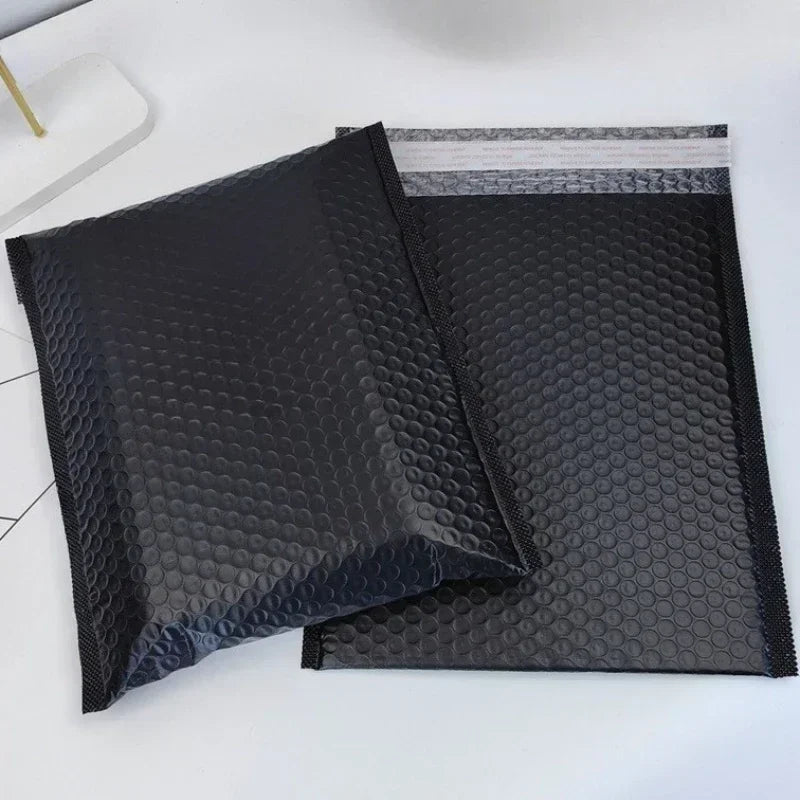 Wholesale Plastic Black Bubble Envelopes Bag Waterproof Foam Adhesive Self Seal Packing Bags Mailers Shipping Storage Organizer