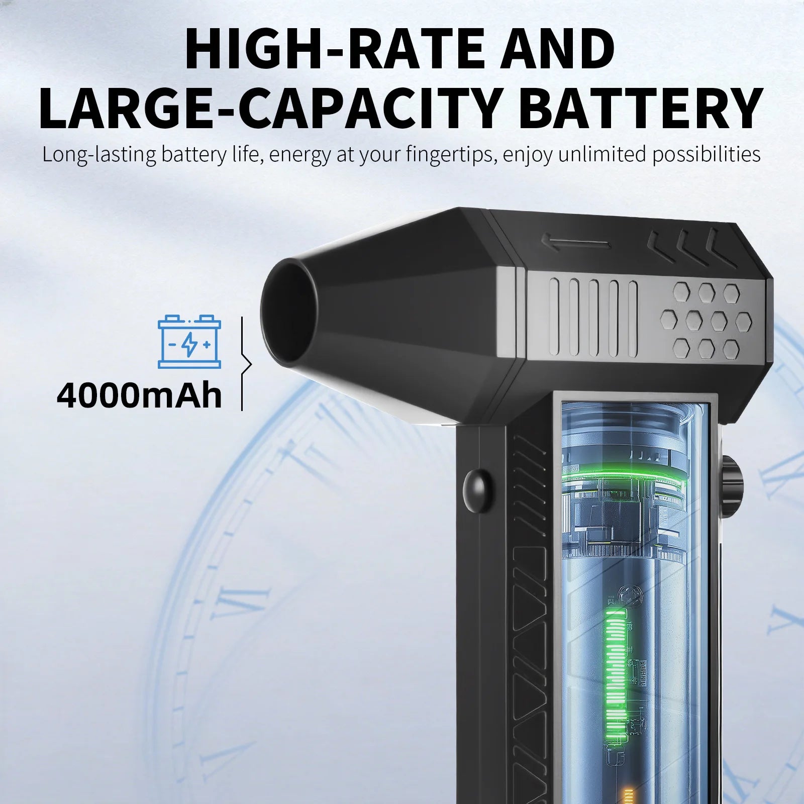 300000RPM Turbo Jet Blower Brushless Vacuum Cleaner Blower For PC/Keyboard/Home/Car Cleaning Air Duster Blower X9 Turbo Fan