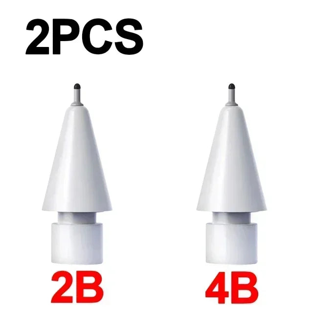 4-1Pcs Replacement Pencil Tips for Apple Pencil 1 2 3 Pro/USB-C Silicone Protective Cap Touch Screen Stylus Pen Nibs for IPencil