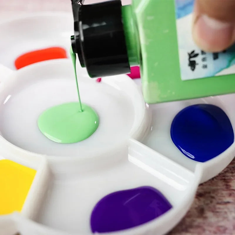 YIDEGE 100g Colored Liquid Sumi Ink for Professioanl Traditional Calligraphy Brush Painting Writing Traditional Artworks Manga