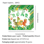 Dinosaur Plastic Tablecloth Dinosaur Birthday Party Table Covers Boy Birthday Baby Shower Party Decorations Supplies Picnic
