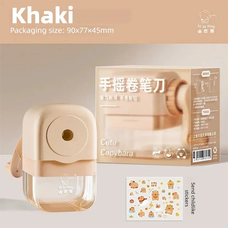Kawaii Creative Pencil Sharpener Cute Stationery for Kids Adults Office School Supplies Unique Accessory