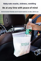 Self-Adhesive Disposable Trash Bag Thicken Waterproof Garbage Bag Leak-Proof Rubbish Storage Bag for Car/Home/Office