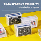 Playing Deck Card Storage Box High Capacity Playing Card Case Plastic Card Boxes for Trading Card Games Card Collector