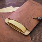 10Pcs Vintage Kraft Envelopes Self-Adhesive Blank Invitation Envelopes for Wedding Party DIY Crafts