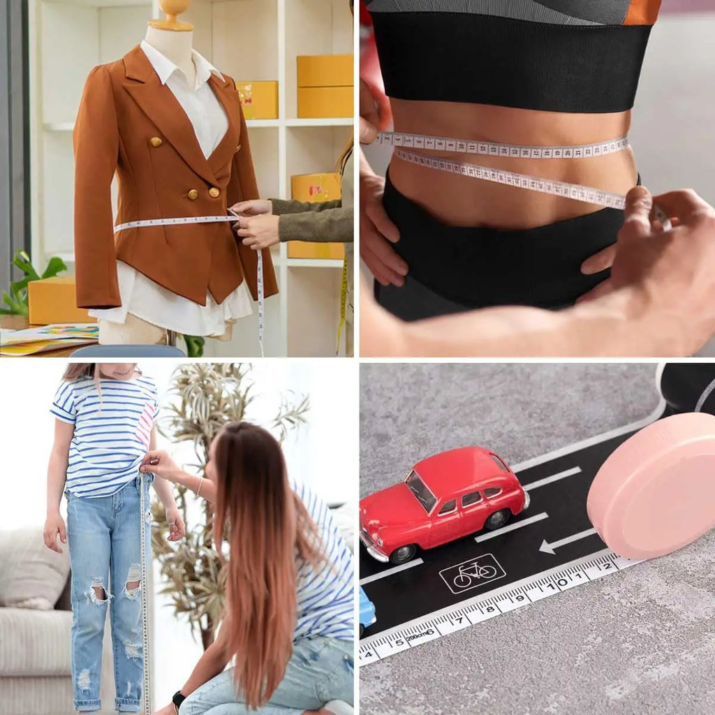 2M Soft Retractable Tape Measure Self-Lock Flexible Ruler for Tailor Sewing Body