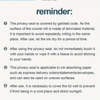 Roller Stamp Privacy Seal Roller Privacy Protection Against Leakage Confidential Information Scrambled Text Scroll Wheel Sme Pen