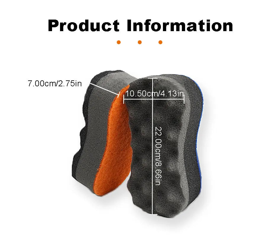 SEAMETAL 1pc Car Damp Clean Sponge Three Layers Wash Sponge Block Remove Duster for Car Detailing Care Tools Washing Accessories
