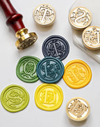 Sealing Wax for Stamp Head Letter Retro Seal Kit Nail Silicone Stamps Logo for Scrapbooking Surgut Print Set Wedding Craft Soaps