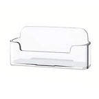 Transparent plastic business card holder, acrylic business card display stand, 30-40 business cards