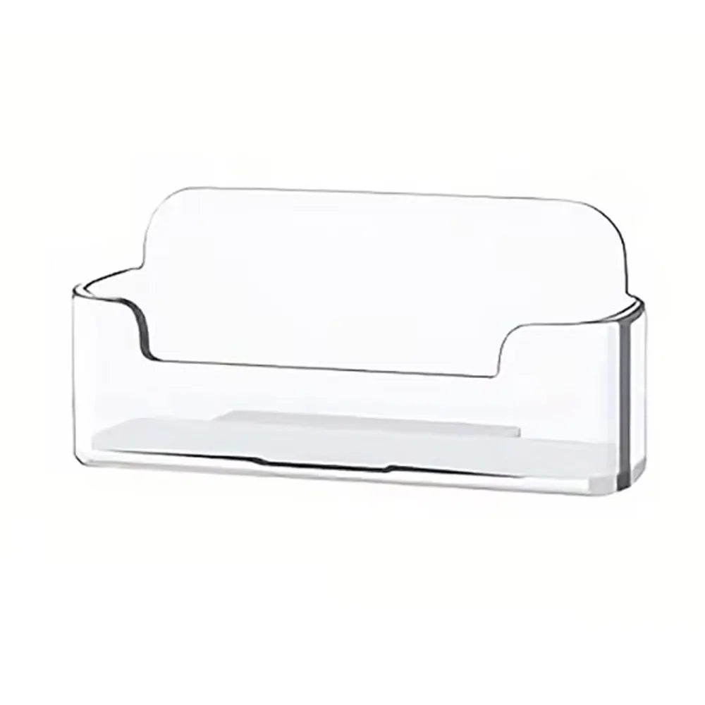Transparent plastic business card holder, acrylic business card display stand, 30-40 business cards