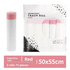 Drawstring Trash Bags Kitchen Waste Disposable Garbage Can Liners Strong Home Office Assorted Sizes Clear