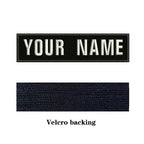 10X2.5cm Embroidery Custom Name Text Patch Stripes Badge Iron On Or Sew On Or  Patches For