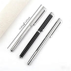 Jinhao X750 Classic Style Silver Clip Metal Fountain Pen 0.5 mm Nib Steel Ink Pens for Gift Office Supplies School Supplies