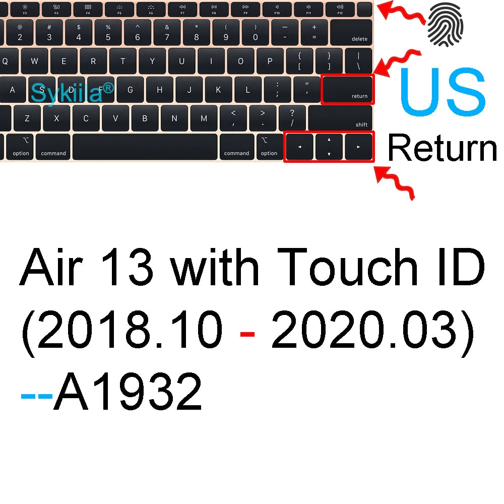 Keyboard Cover for Macbook Air 13 M5 M4 15 M3 11 Pro 13 14 M2 M1 Max Pro 16 15 12 Neo Silicone Protector Case Skin A3426 A3428