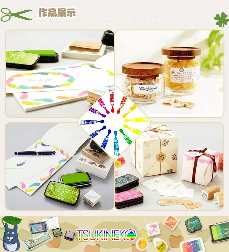 Quick Dry Detail Ink Pad DIY Making Greeting Cards Smearing Stamps Tsukineko VersaFine CLAIR