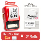 Niimbot B21 Pro 300DPI HD Printing Portable Thermal Printer Self-adhesive Label Printer Sticker Maker For Photos Receipts Note