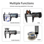 Hot Sell 150mm 100mm Caliper Carbon Fiber Dial Vernier Caliper Gauge Micrometer Measuring Tool Ruler