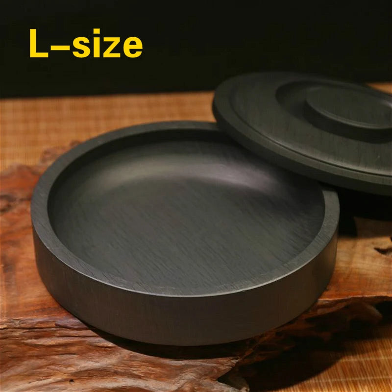 5-8 Inches Natural Inkstone Calligraphy Writing Ink Stone Traditional Chinese Painting Inkslab Multifunction Ink Grinding Plate