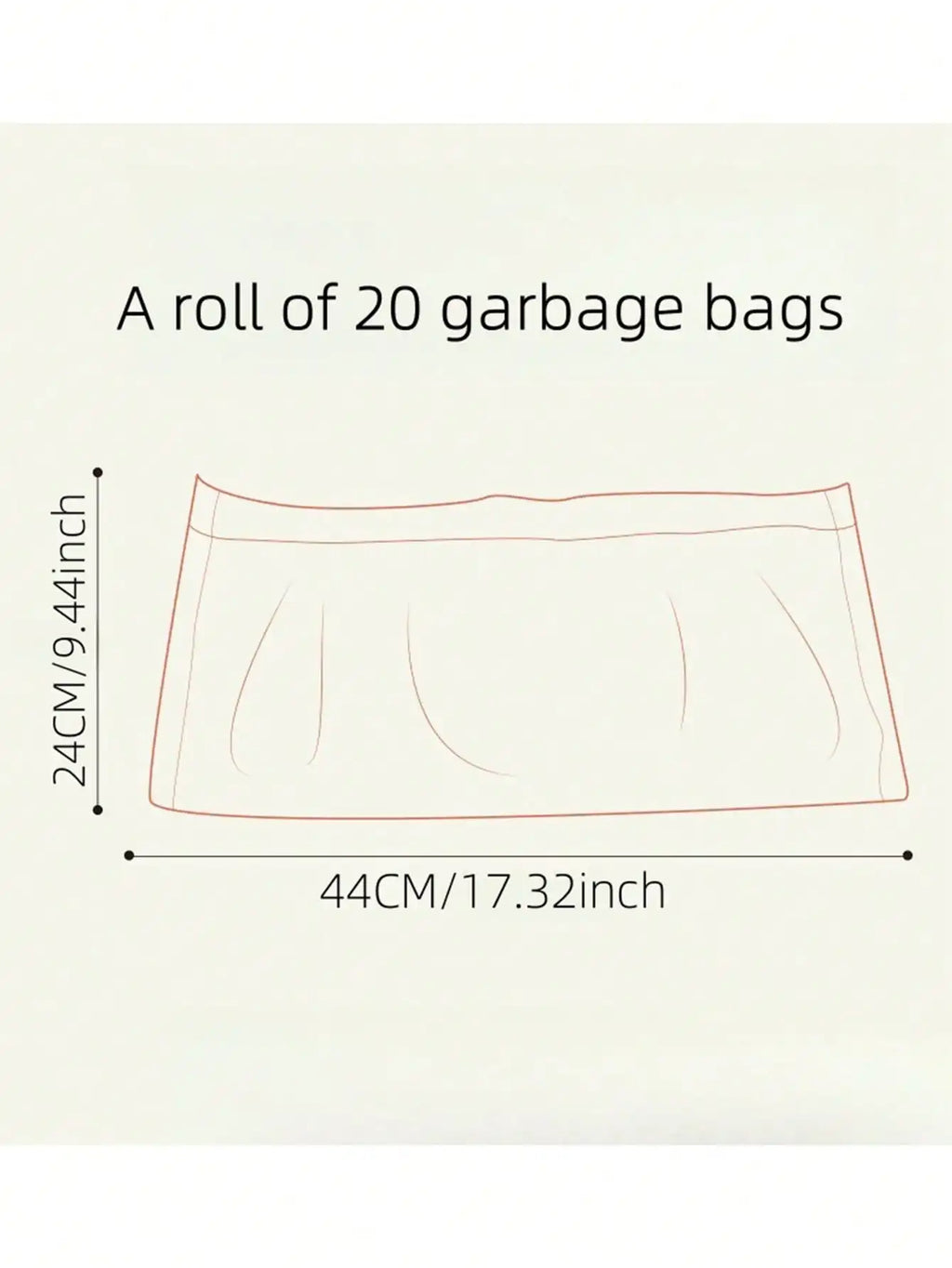 Portable toilet trainer disposable inner bag and accessories, durable multi-functional trash bag with drawstring